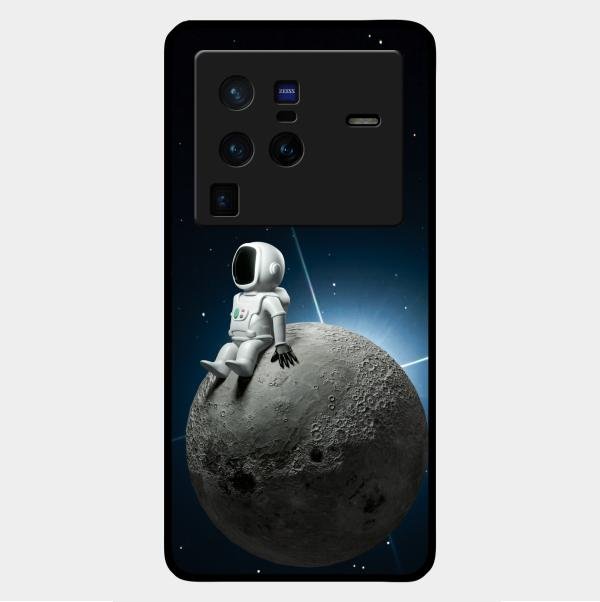 Astronod Moon Glass Case Cover For Vivo X80 Pro 5G