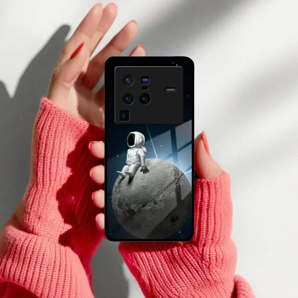 Astronod Moon Glass Case Cover For iQOO - ShopOnCliQ