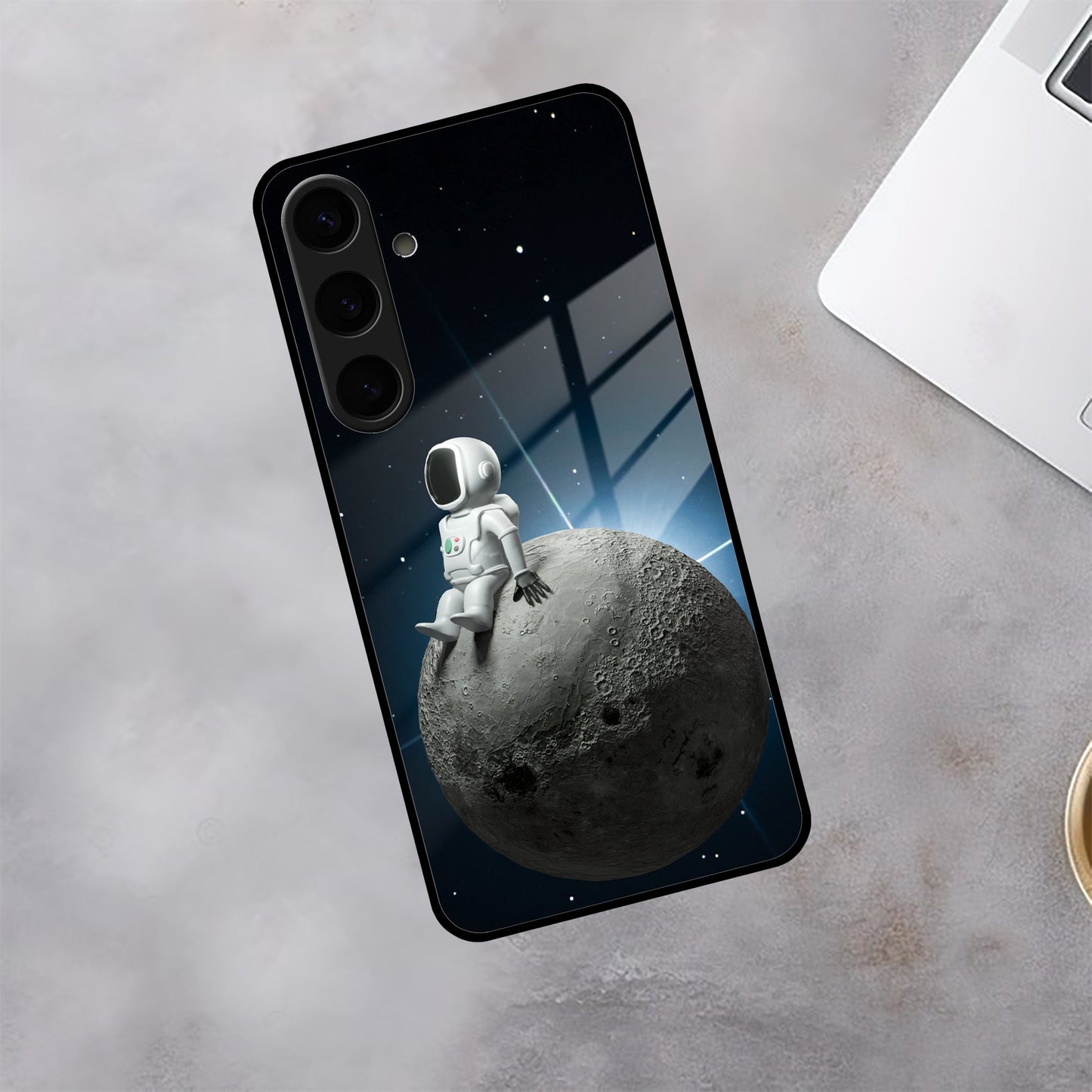 Astronod Moon Glass Case Cover For Samsung