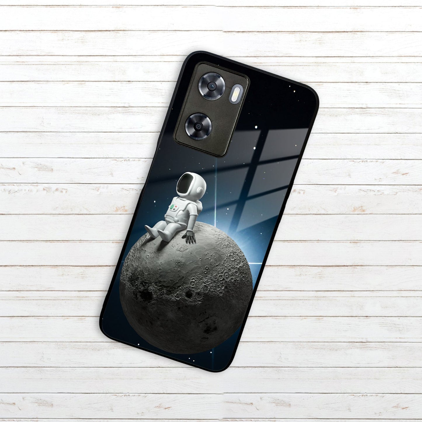 Astronod Moon Glass Case Cover For Oppo