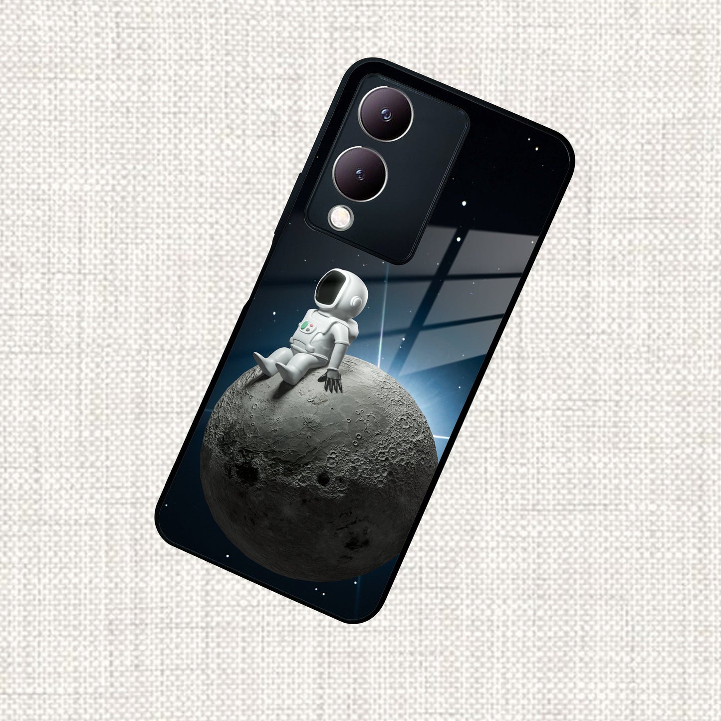 Astronod Moon Glass Case Cover For Vivo
