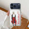 Attitude Girl Customize Transparent Silicon Case For iPhone 17 Pro Max