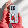 Attitude Girl Customize Transparent Silicon Case For Motorola