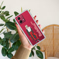 Attitude Girl Customize Anti Yellow Case For Motorola G84 5G