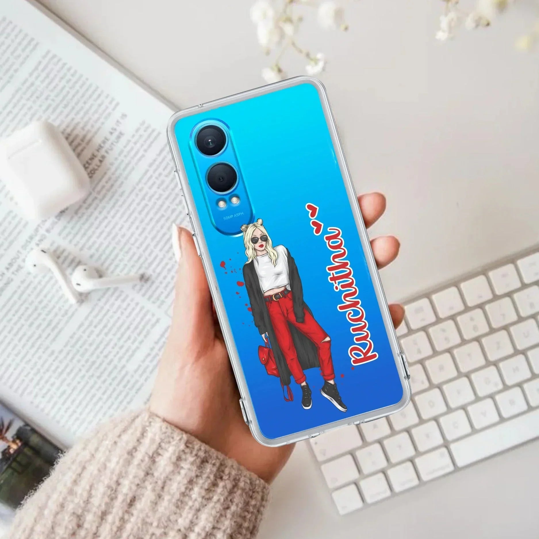 Attitude Girl Customize Transparent Silicon Case For OnePlus - ShopOnCliQ