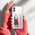 Attitude Girl Customize Transparent Silicon Case For Samsung Galaxy S25 Edge 5G