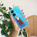 Attitude Girl Customize Transparent Silicon Case For Vivo T2 5G