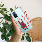 Attitude Girl Customize Transparent Silicon Case For Vivo V23E