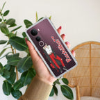 Attitude Girl Customize Transparent Silicon Case For Vivo V40 5G