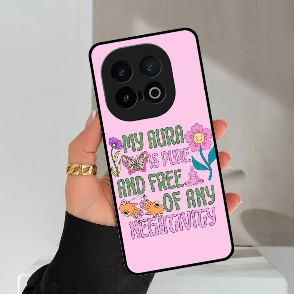 Aura Is Pure Glossy Metal Case Cover For Vivo - ShopOnCliQ