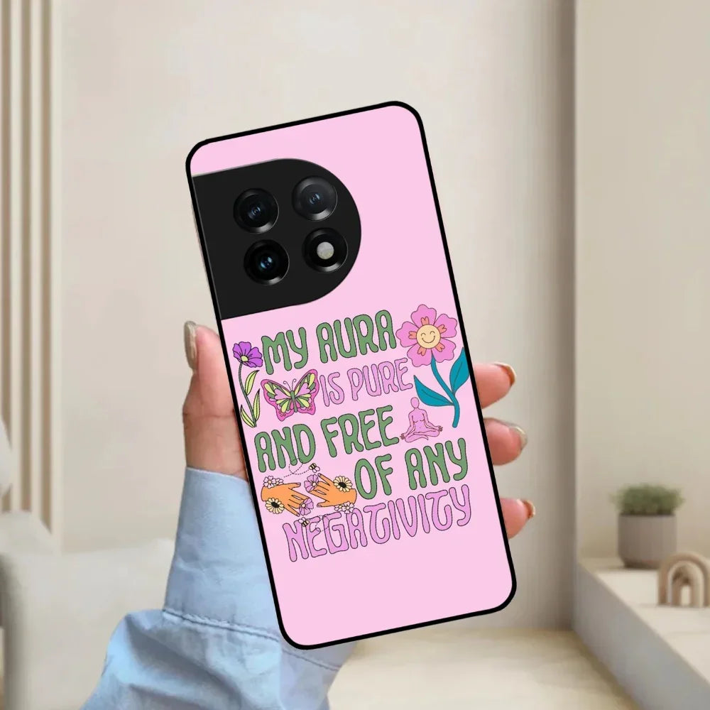Aura Is Pure Glossy Metal Case Cover For OnePlus - ShopOnCliQ