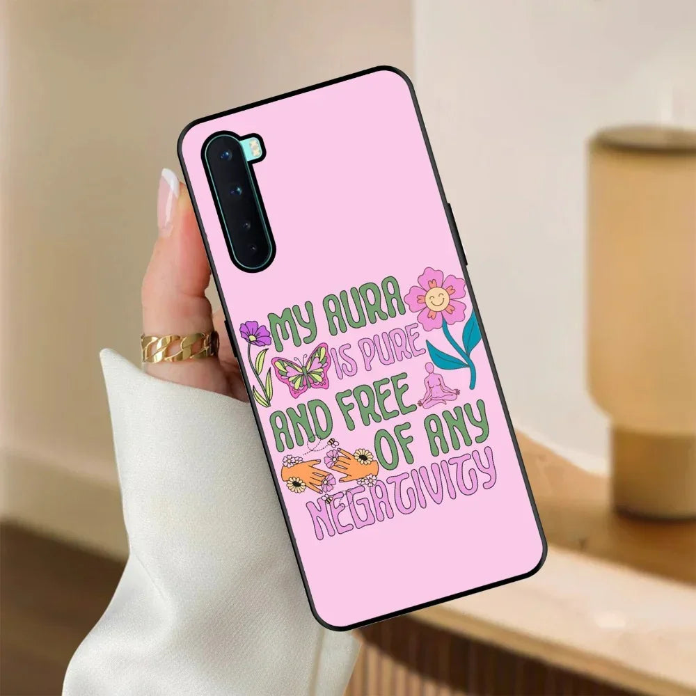 Aura Is Pure Glossy Metal Case Cover For OnePlus - ShopOnCliQ