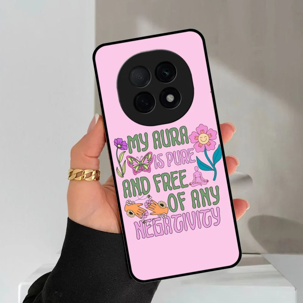 Aura Is Pure Glossy Metal Case Cover For Oppo - ShopOnCliQ