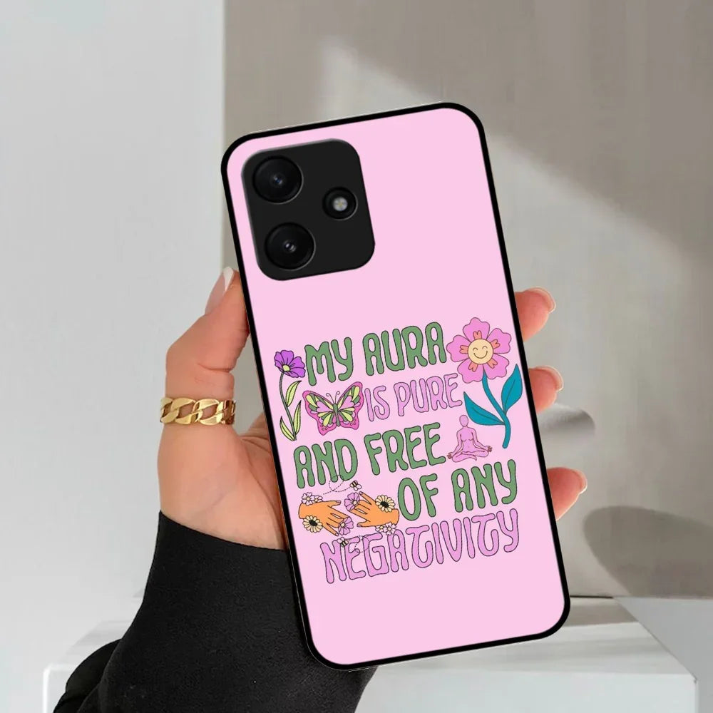 Aura Is Pure Glossy Metal Case Cover For Poco - ShopOnCliQ
