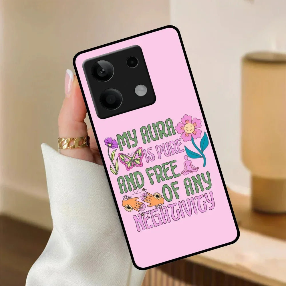 Aura Is Pure Glossy Metal Case Cover For Redmi - ShopOnCliQ