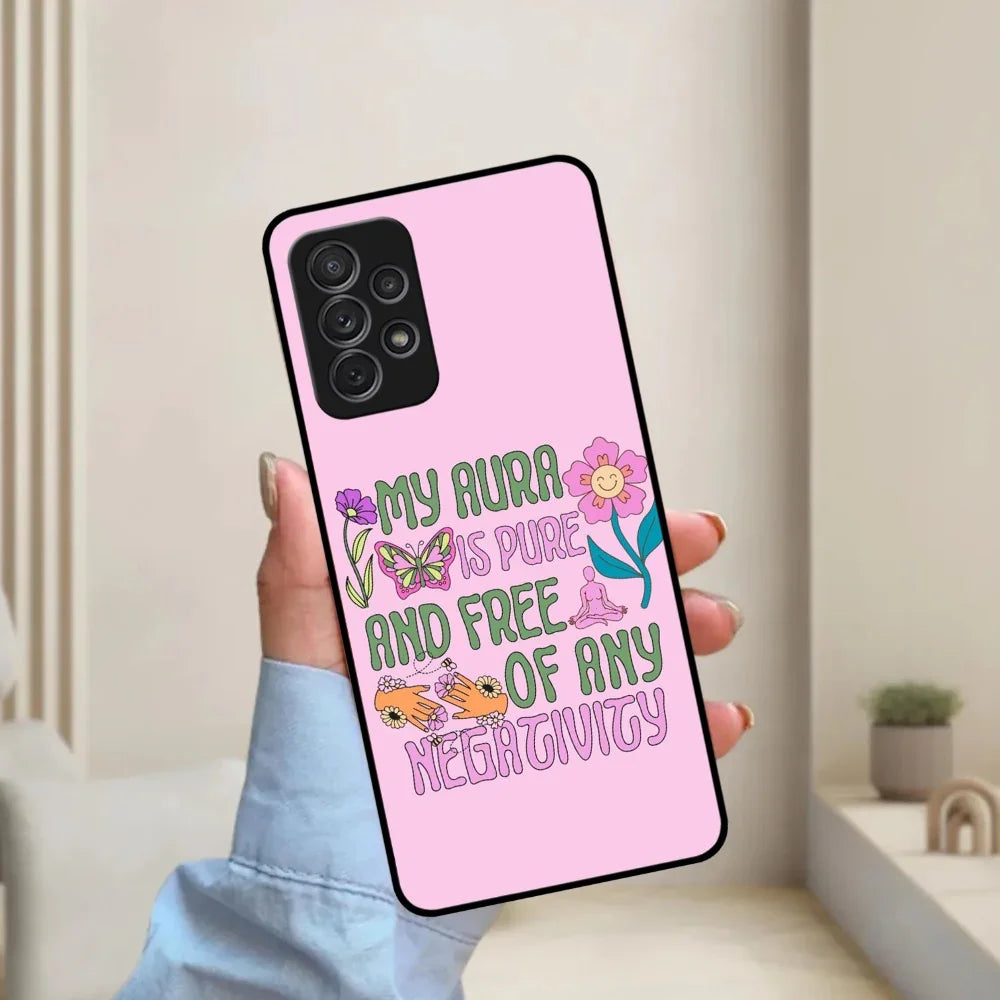 Aura Is Pure Glossy Metal Case Cover For Samsung - ShopOnCliQ