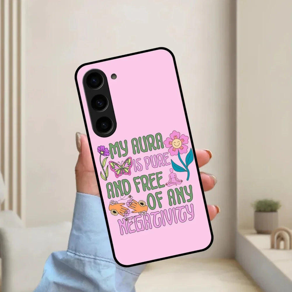 Aura Is Pure Glossy Metal Case Cover For Samsung - ShopOnCliQ