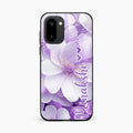 Awesome Purple Floral Glossy Customised Metal Case Cover For OnePlus 15R 5G