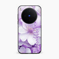 Awesome Purple Floral Glossy Customised Metal Case Cover For Vivo X300 5G