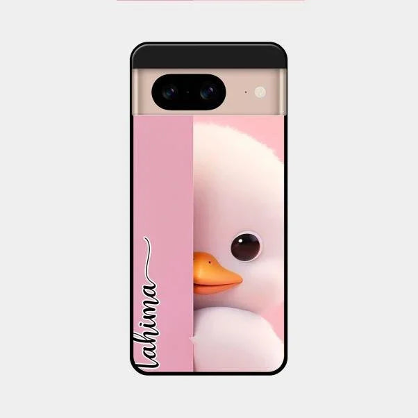 Baby Duck Glossy Metal Case Cover For Google Pixel 8 5G