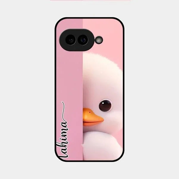 Baby Duck Glossy Metal Case Cover For Google Pixel 9A 5G