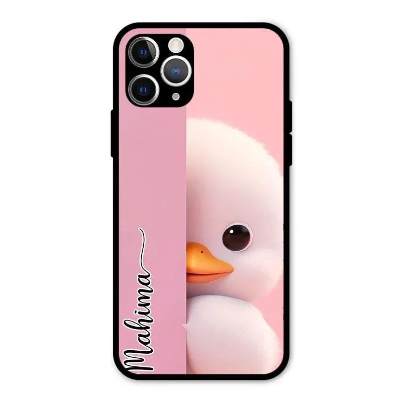 Baby Duck Glossy Metal Case Cover For iPhone 11 Pro