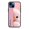Baby Duck Glossy Metal Case Cover For iPhone 13 mini