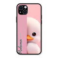 Baby Duck Glossy Metal Case Cover For iPhone 14