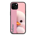Baby Duck Glossy Metal Case Cover For iPhone 15