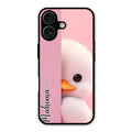 Baby Duck Glossy Metal Case Cover For iPhone 16 Plus