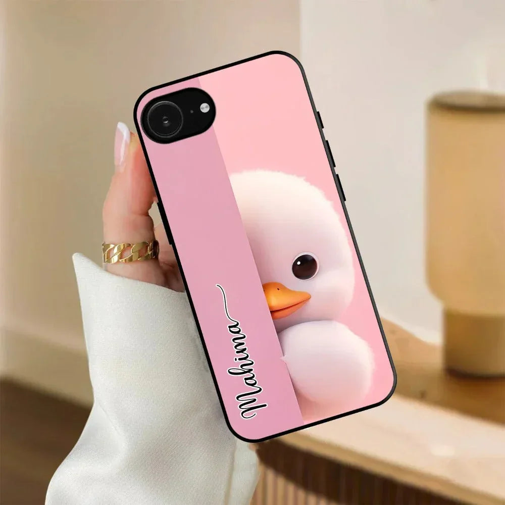 Baby Duck Glossy Metal Case Cover For iPhone - ShopOnCliQ