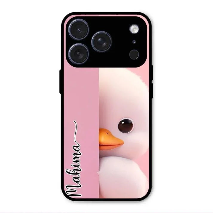 Baby Duck Glossy Metal Case Cover For iPhone 17 Pro Max