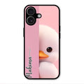 Baby Duck Glossy Metal Case Cover For iPhone 17