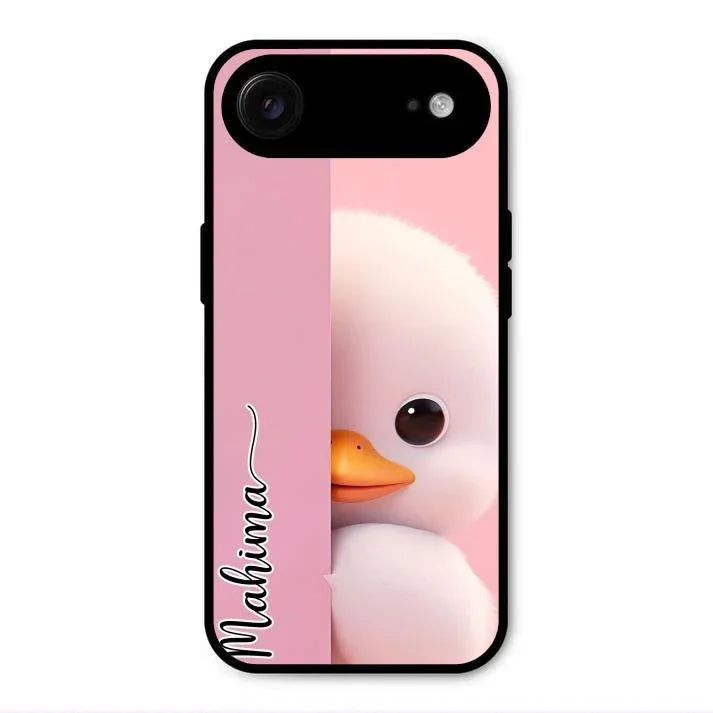 Baby Duck Glossy Metal Case Cover For iPhone Air