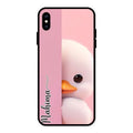 Baby Duck Glossy Metal Case Cover For iPhone XS Max
