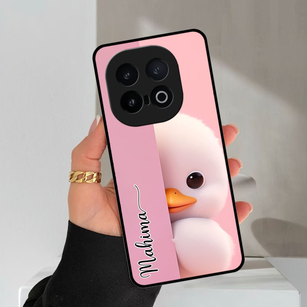 Baby Duck Glossy Metal Case Cover For Vivo