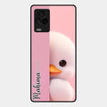 Baby Duck Glossy Metal Case Cover For Iqoo 7 Legend 5G