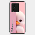 Baby Duck Glossy Metal Case Cover For Iqoo Neo 7 5G