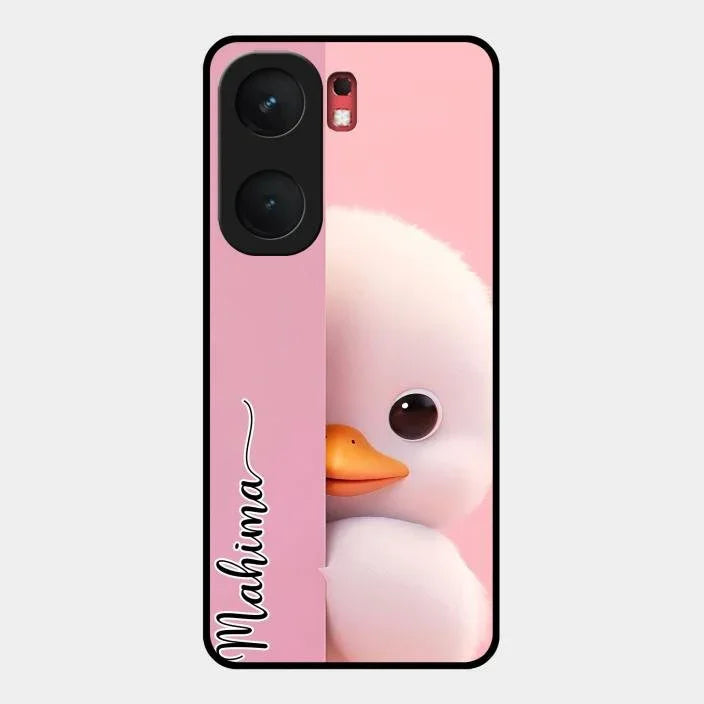 Baby Duck Glossy Metal Case Cover For Iqoo Neo 9 Pro 5G