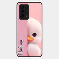 Baby Duck Glossy Metal Case Cover For Iqoo Z5 5G