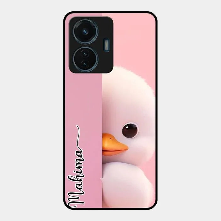 Baby Duck Glossy Metal Case Cover For Iqoo Z6 44W