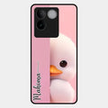 Baby Duck Glossy Metal Case Cover For Iqoo Z7 Pro 5G