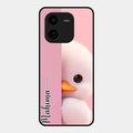 Baby Duck Glossy Metal Case Cover For Iqoo Z9X 5G