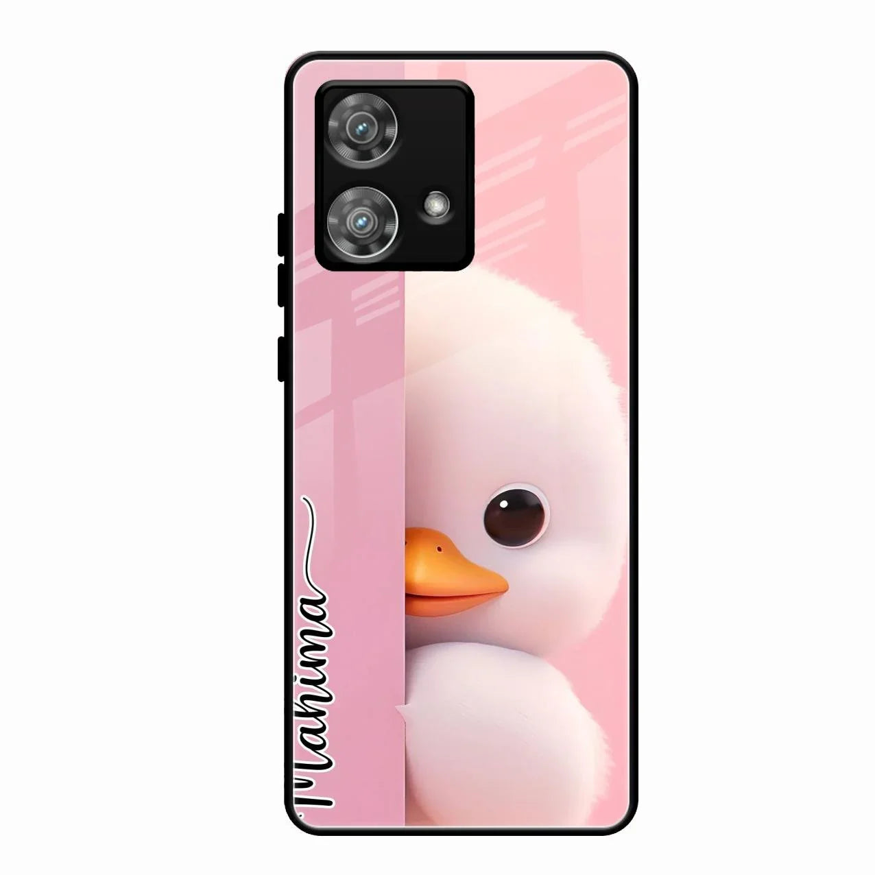 Baby Duck Glossy Metal Case Cover For Motorola Edge 40 5G