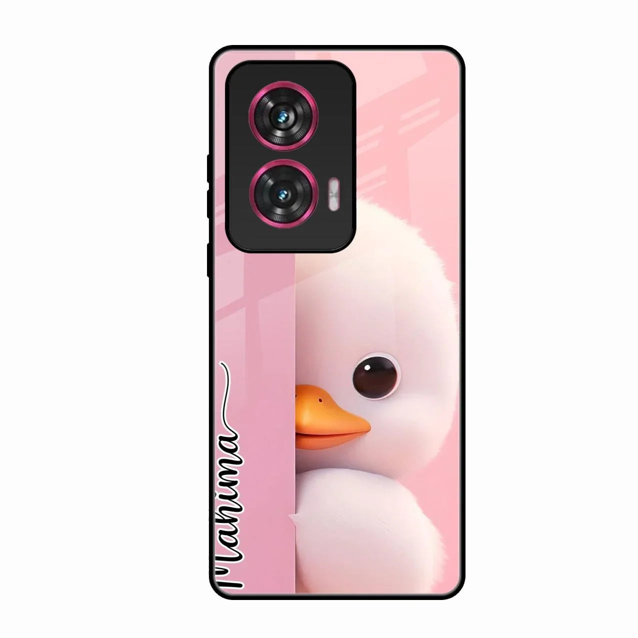 Baby Duck Glossy Metal Case Cover For Motorola Edge 50 Fusion 5G