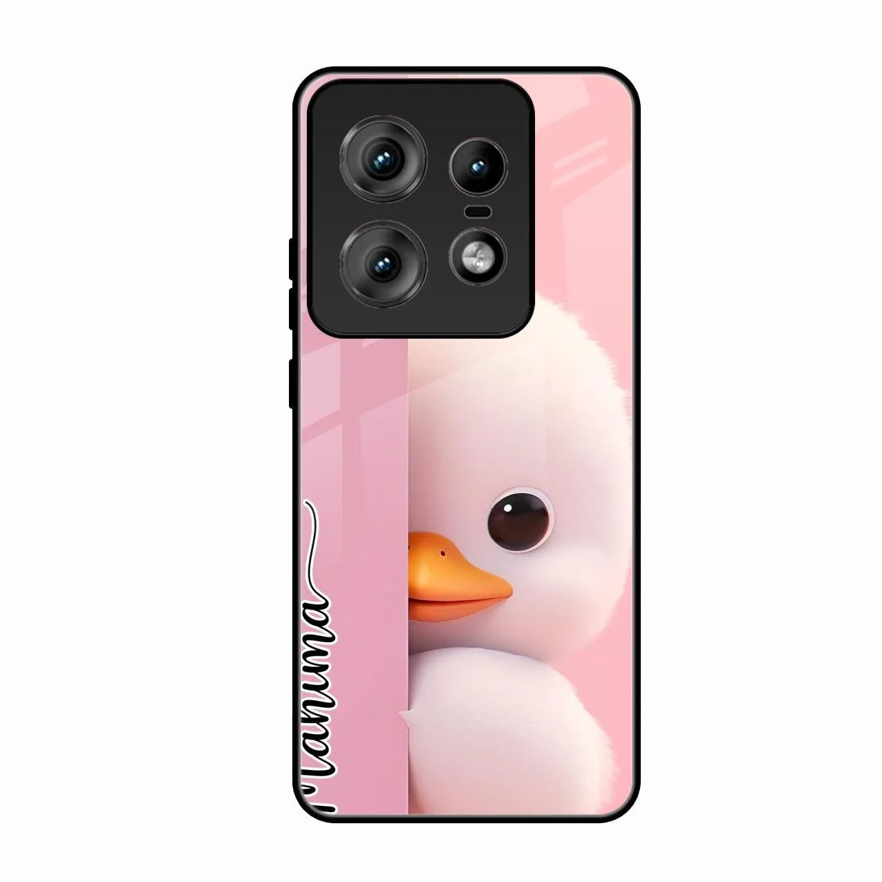 Baby Duck Glossy Metal Case Cover For Motorola Edge 50 Pro