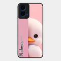 Baby Duck Glossy Metal Case Cover For Motorola G45 5G