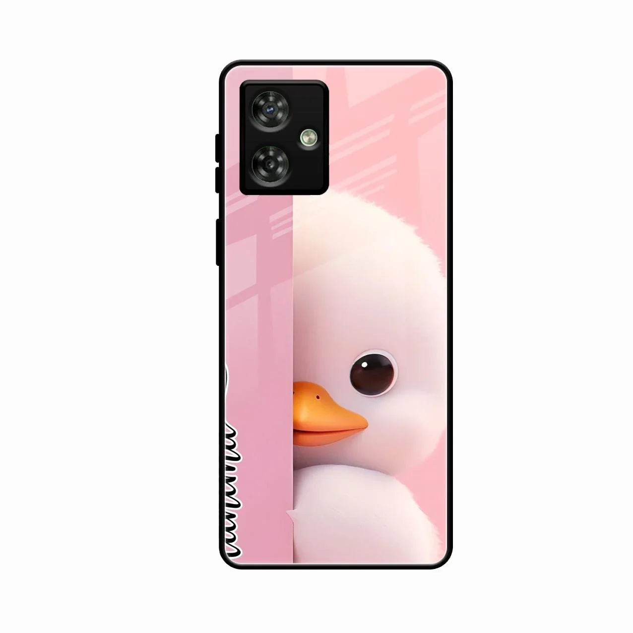 Baby Duck Glossy Metal Case Cover For Motorola G54 5G