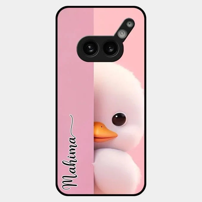 Baby Duck Glossy Metal Case Cover For Nothing Phone 2A Plus