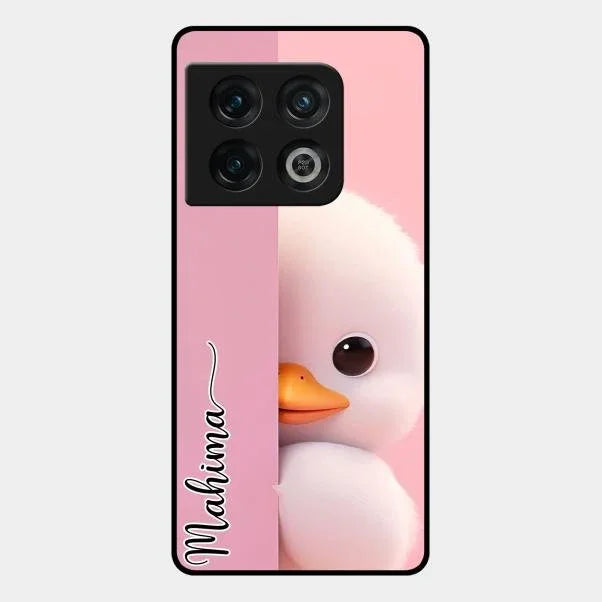 Baby Duck Glossy Metal Case Cover For Oneplus 10 Pro 5G